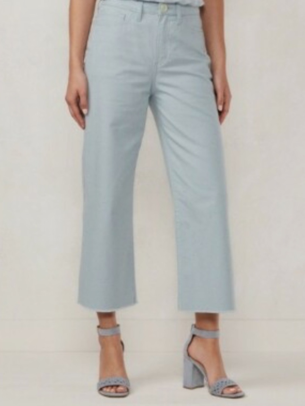 LC Lauren Conrad Light Blue Ankle Crop Jeans - Picture 3 of 3